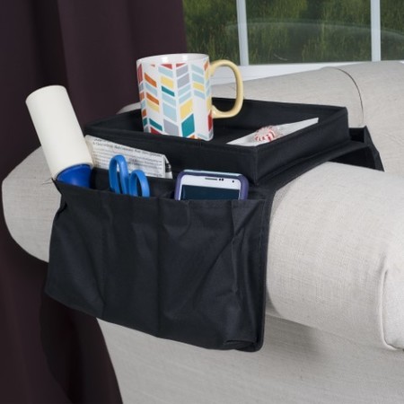 HASTINGS HOME Hastings Home 6 Pocket Arm Rest Organizer with Table-Top 959230OMR